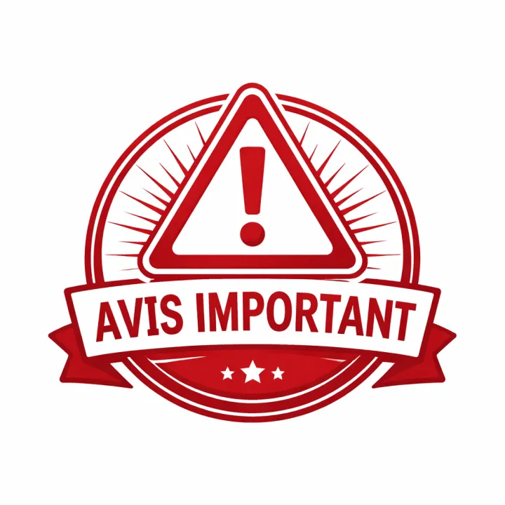 Avis important