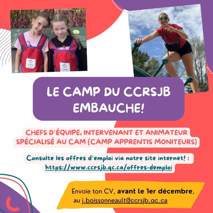 Le camp embauche!