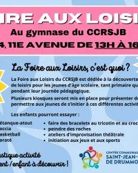 Description foire aux loisirs
