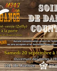 Soirée danse country