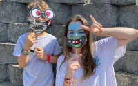 jeunes au camp de jour