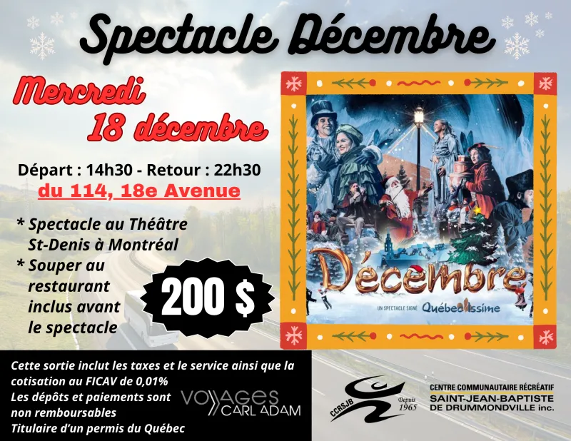 Spectacle Décembre