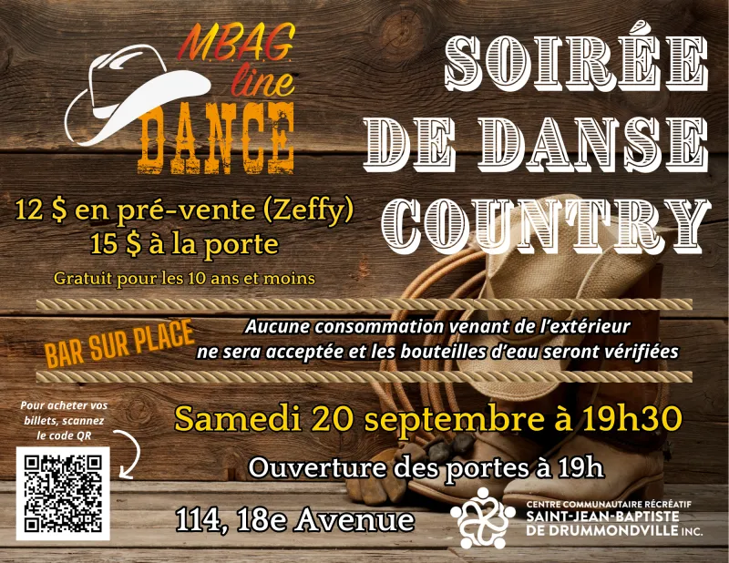 Soirée danse country