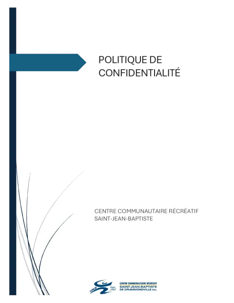 Politique de confidentialité